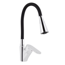 Смеситель для кухни Lidz Tani 007F3, Chrome/Black (k40) LDTAN007F3BCR37649