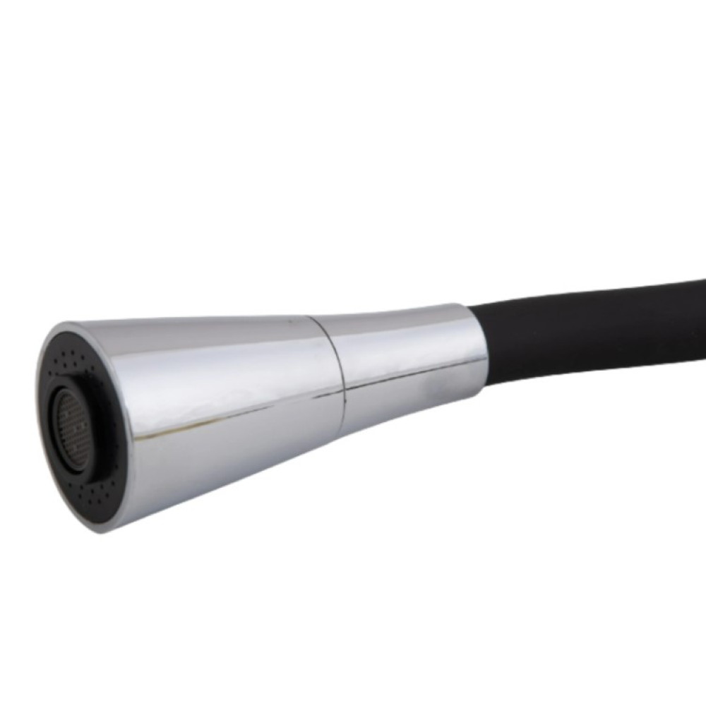 Змішувач для кухні Lidz Tani 008F3 з гнучким виливом (k40) Black / Chrome LDTAN008F3BCR39484