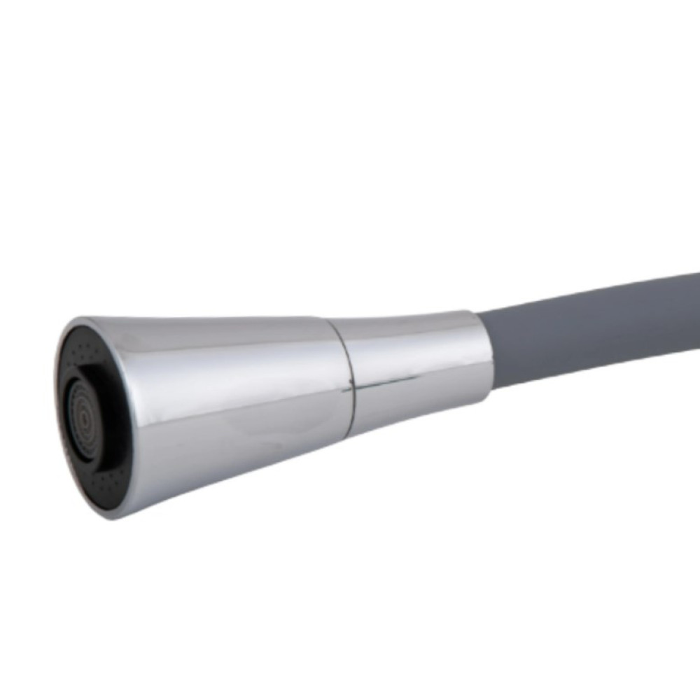 Змішувач для кухні Lidz Tani 008F3 з гнучким виливом (k40) Grey / Chrome LDTAN008F3GCR39507