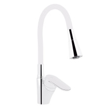 Смеситель для кухни Lidz Tani 007F3, Chrome/White (k40) LDTAN007F3WCR40423