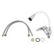 Смеситель для кухни Lidz Tani 007F3, Chrome/White (k40) LDTAN007F3WCR40423