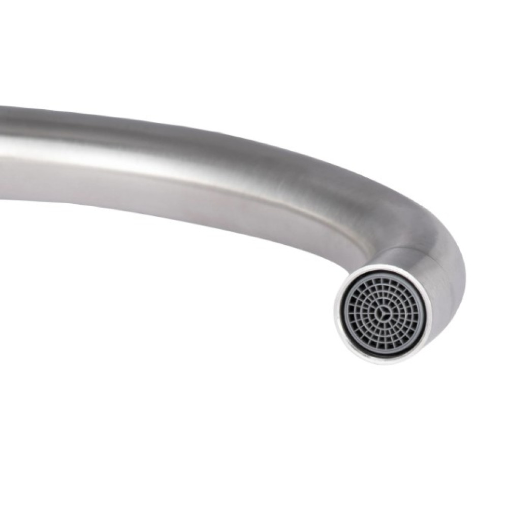 Змішувач для кухні Lidz Wind 013F, Nickel LDWIN013FNKS43390