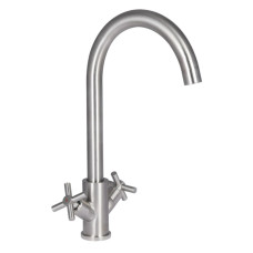 Смеситель для кухни Lidz Wind 013F, Nickel LDWIN013FNKS43390
