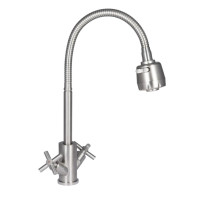 Змішувач для кухні Lidz Wind 013F4, Nickel LDWIN013F4NKS43391