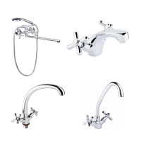 Набір смесителей Lidz Dominox (15140+15272-F3+15272-1+15161) SD00051204
