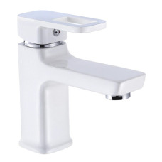 Смеситель для раковины Lidz Wawel 001 (k35) LDWAW001WHI45397 White