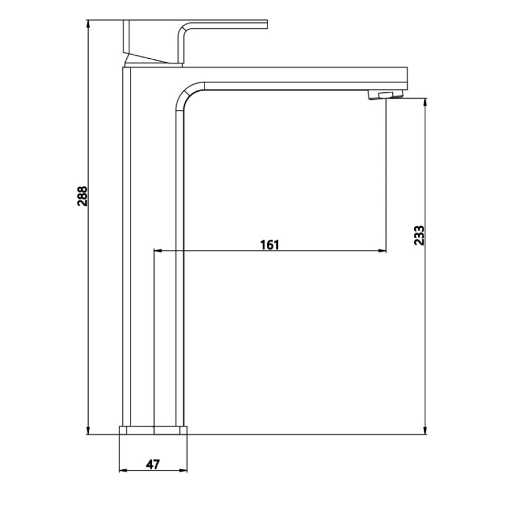 Смеситель для раковины Lidz Dozorca 001FH Chrome (k35) LDDOZ001FHCRM48990