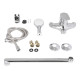 Смеситель для ванной Lidz Tani 0052, Chrome (k40) LDTAN0052CRM44960