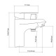 Смеситель для ванной Lidz Tani 011F, Chrome (k35) LDTAN011FCRM44977