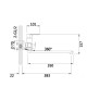 Змішувач для ванни Lidz Latwa 005 (k35) LDLAT005WHI45425 White