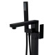Змішувач для ванни Lidz Kubis 004 підлоговий LDKUB004BLA46102 Black
