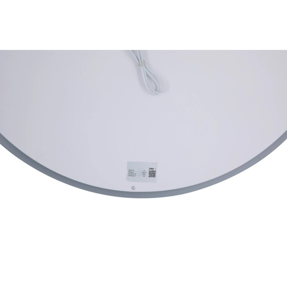 Дзеркало Lidz Aria (AR1) кругле з LED-підсвічуванням Touch, антизапотіванням, диммером, регулюванням яскравості LD78LR800