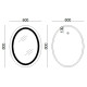 Дзеркало Lidz Vida з LED-підсвічуванням Touch LD78LF6080