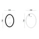 Дзеркало Lidz Vida з LED-підсвічуванням Touch LD78LF5070