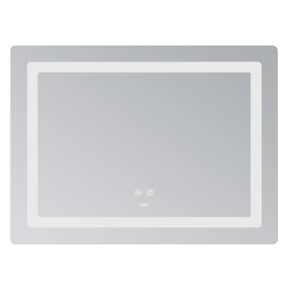 Дзеркало Lidz Kubis (KU2) 800х600 мм з LED-підсвічуванням Touch LD78LF9048060