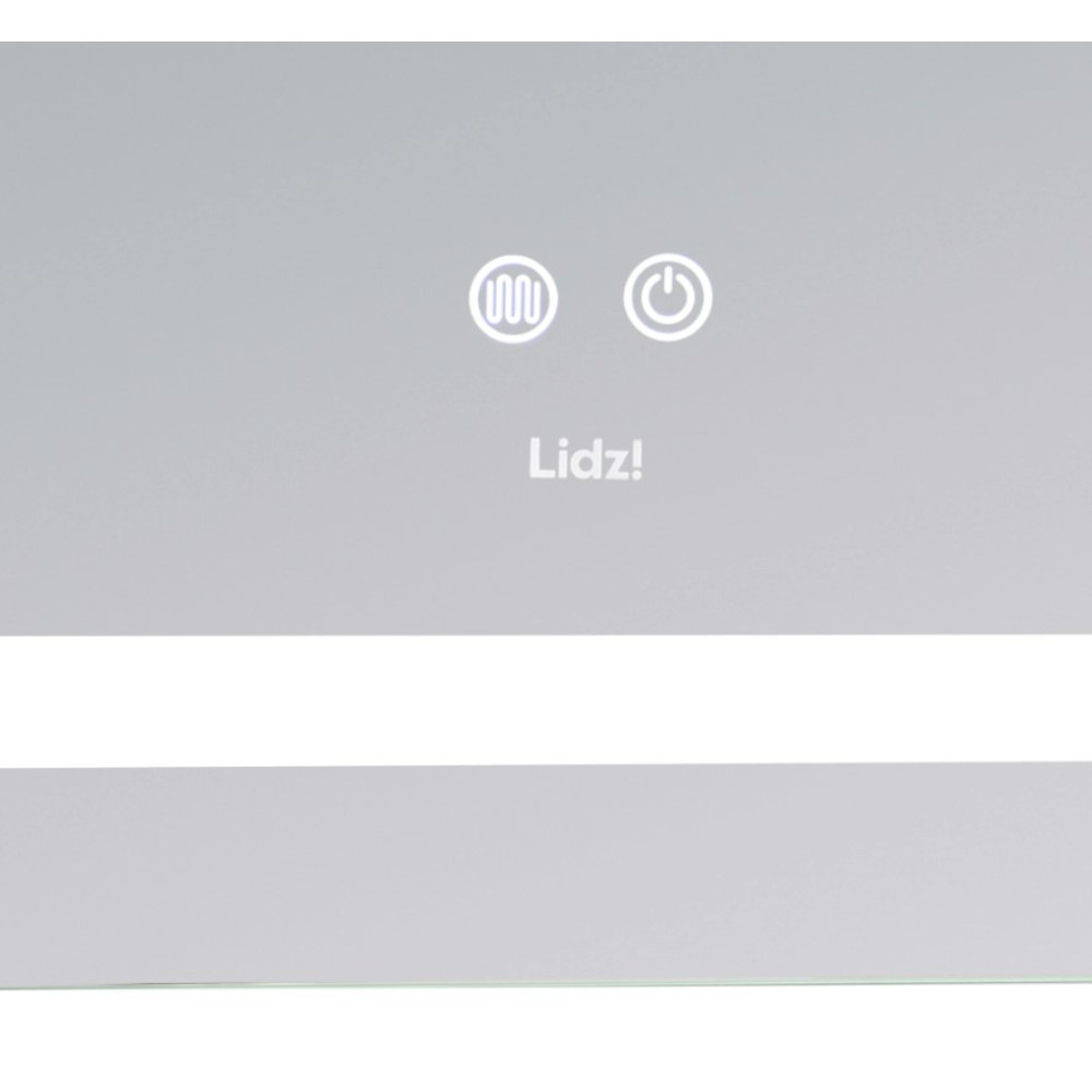 Дзеркало Lidz Kubis (KU2) 800х600 мм з LED-підсвічуванням Touch LD78LF9048060