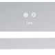 Дзеркало Lidz Kubis (KU2) 800х600 мм з LED-підсвічуванням Touch LD78LF9048060
