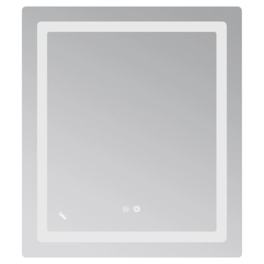 Дзеркало Lidz Kubis (KU2) 700х800 мм з LED-підсвічуванням Touch LD78LF9047080