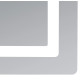 Дзеркало Lidz Kubis (KU2) 700х800 мм з LED-підсвічуванням Touch LD78LF9047080
