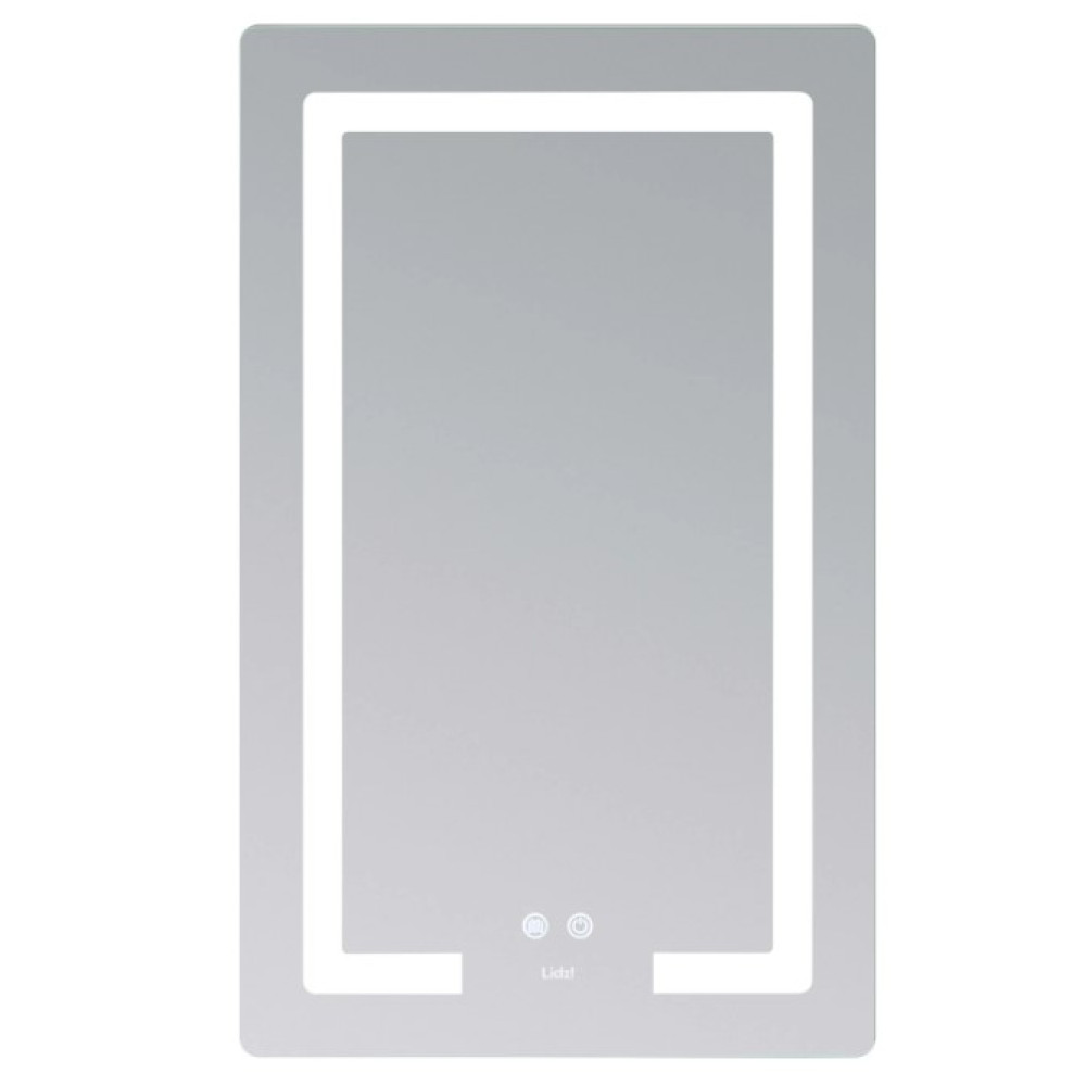 Дзеркало Lidz Kubis (KU2) 500х800 мм з LED-підсвічуванням Touch LD78LF936508048448
