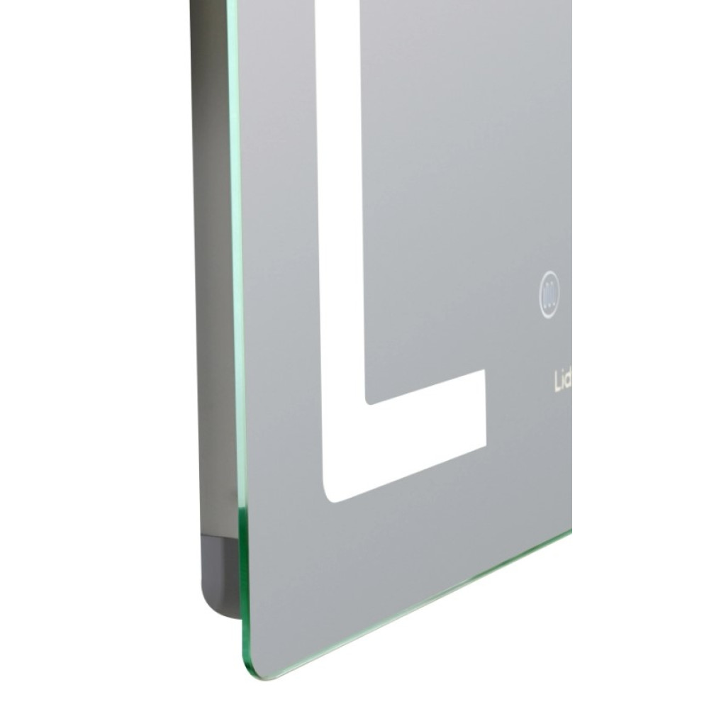 Дзеркало Lidz Kubis (KU2) 500х800 мм з LED-підсвічуванням Touch LD78LF936508048448
