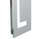 Дзеркало Lidz Kubis (KU2) 600х800 мм з LED-підсвічуванням Touch LD78LF937608048449