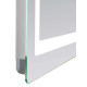Дзеркало Lidz Kubis (KU2) 1000х800 мм з LED-підсвічуванням Touch LD78LF6141008048450