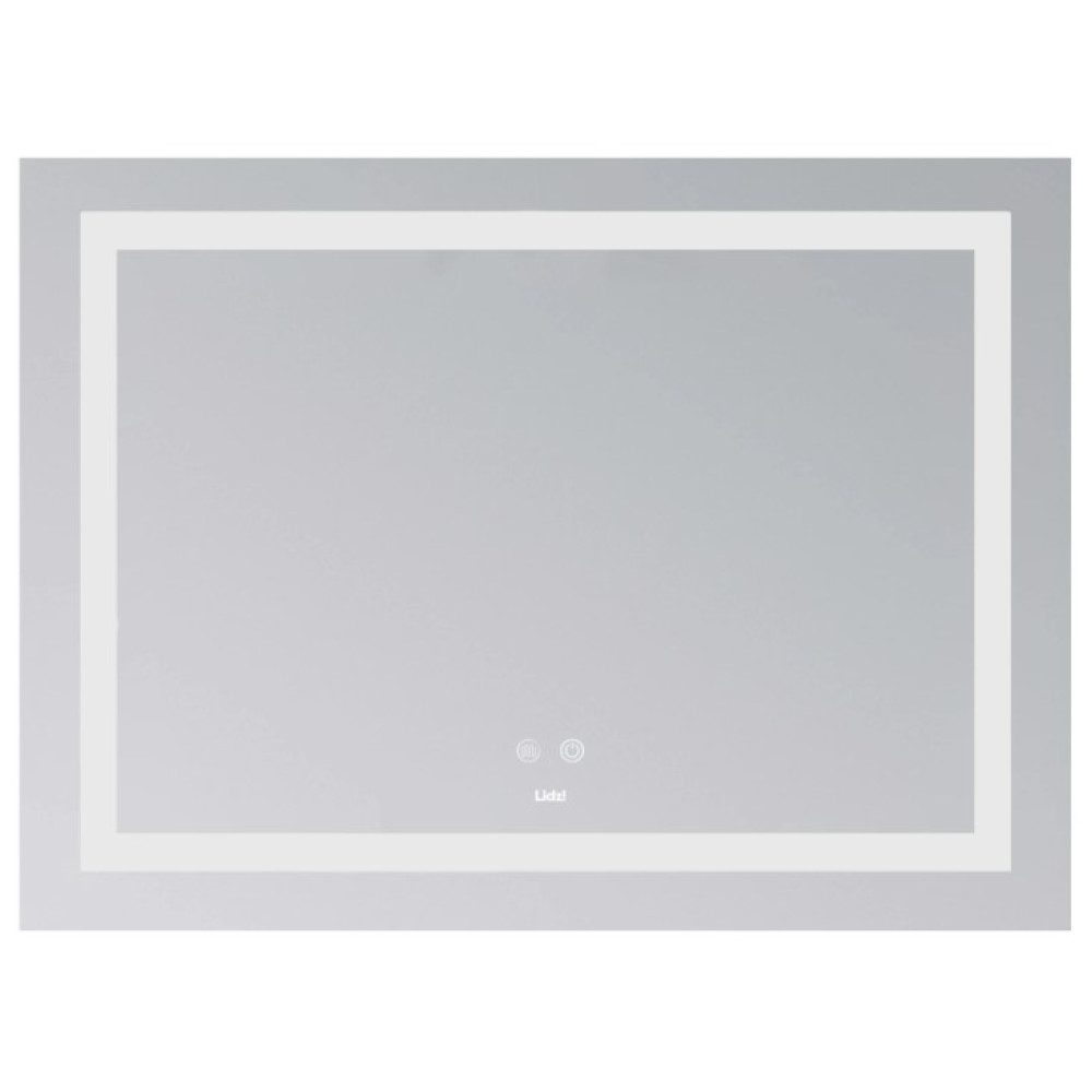 Дзеркало Lidz Kubis (KU1) 900х700 мм з LED-підсвічуванням Touch LD78LF9049070