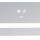 Дзеркало Lidz Kubis (KU2) 900х700 мм з LED-підсвічуванням Touch LD78LF90448452