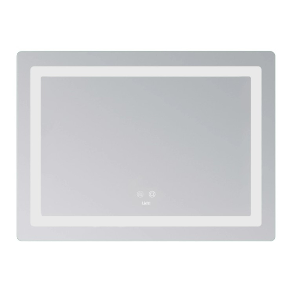 Зеркало Lidz Kubis (KU2) 700х500 мм, прямоугольное, с LED-подсветкой Touch, антизапотеванием, димером, регулировкой яркости LD78LF90448486