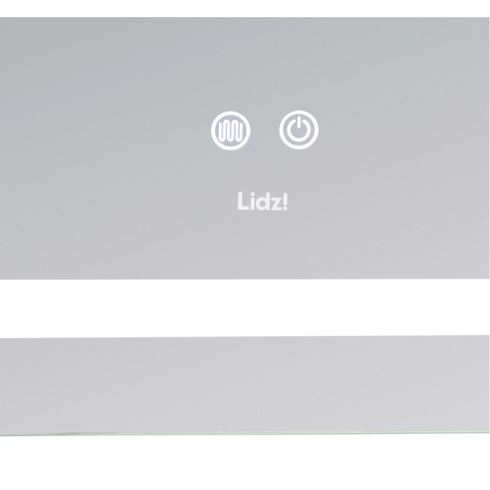 Зеркало Lidz Kubis (KU2) 700х500 мм, прямоугольное, с LED-подсветкой Touch, антизапотеванием, димером, регулировкой яркости LD78LF90448486