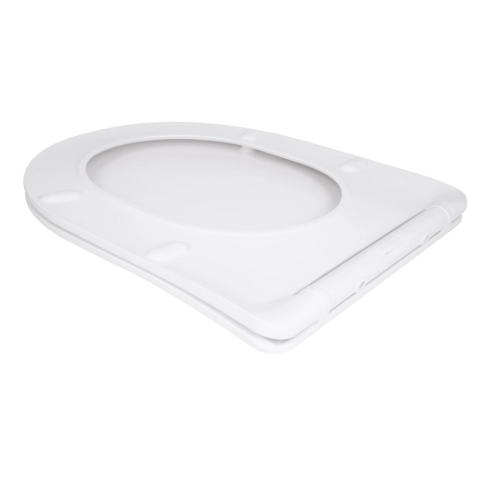 Сидения для унитаза Qtap с микролифтом Slim Duroplast, Quick Release QTSC179W48675