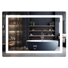 Зеркало Lidz Kubis (KU2) 1200х800 мм с LED-подсветкой Touch LDKUB120080049007