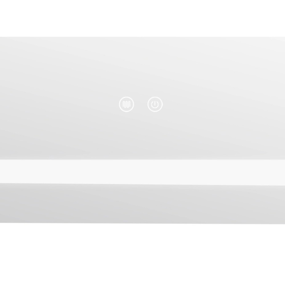 Дзеркало Lidz Kubis (KU2) 600х700 мм, прямокутне, з LED-підсвічуванням Touch LDKU60070049286