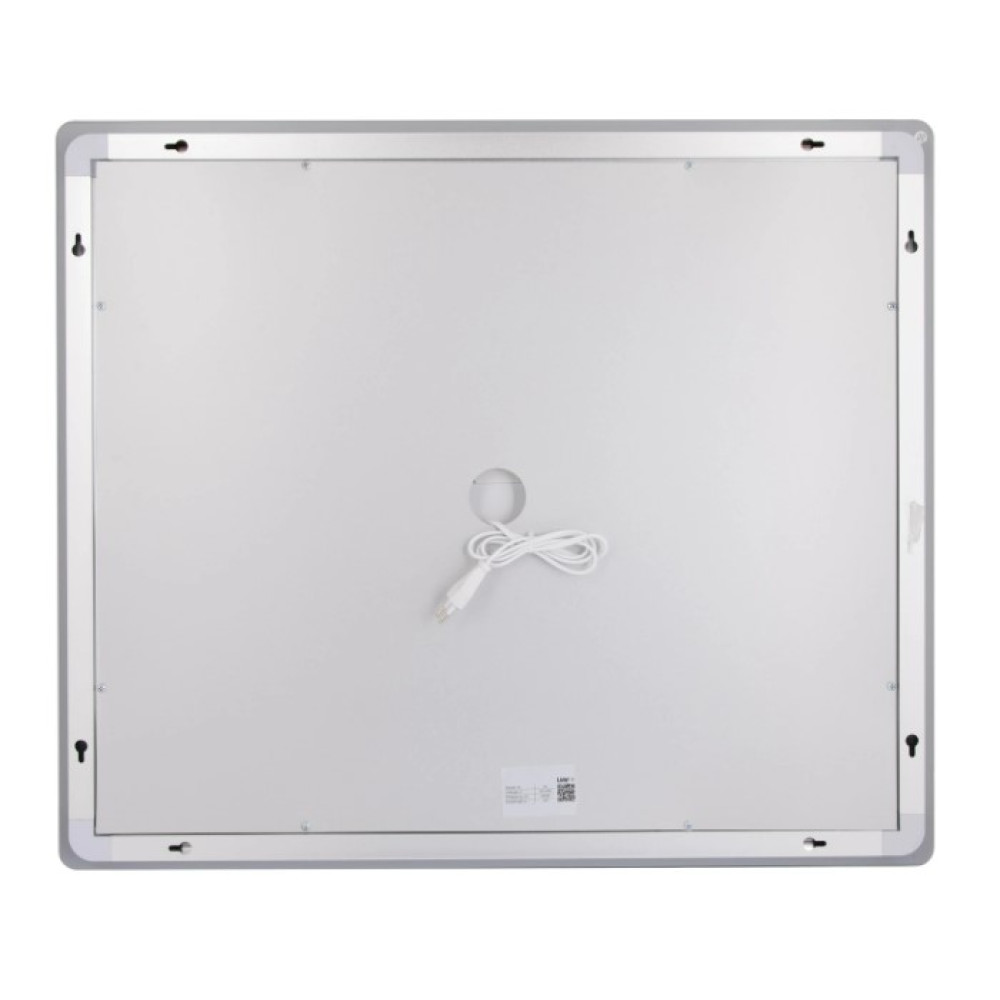 Дзеркало Lidz Kubis (KU2) 600х700 мм, прямокутне, з LED-підсвічуванням Touch LDKU60070049286