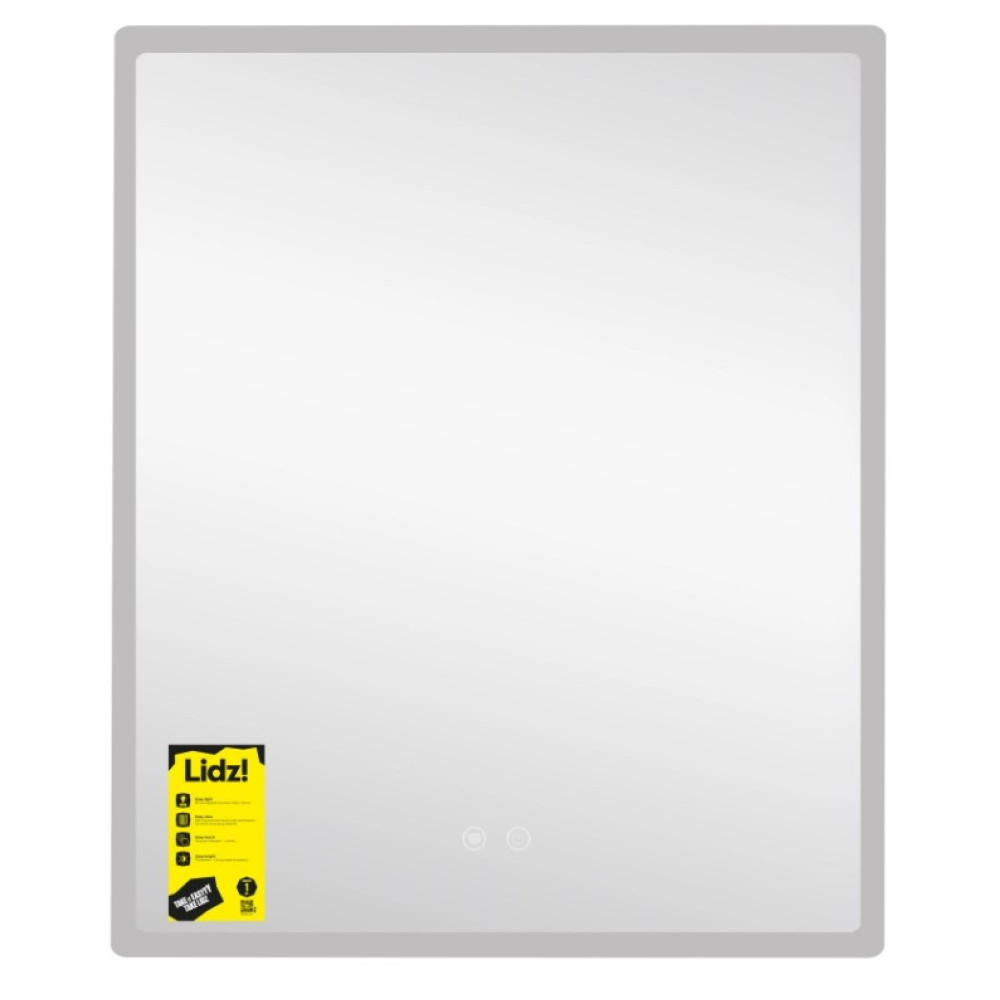 Дзеркало Lidz Orion (OR2) 700х800 мм, прямокутне, з LED-підсвічуванням Touch LDOR70080049293
