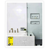 Зеркало Lidz Orion (OR2) 700х800 мм, прямоугольное, с LED-подсветкой Touch LDOR70080049293