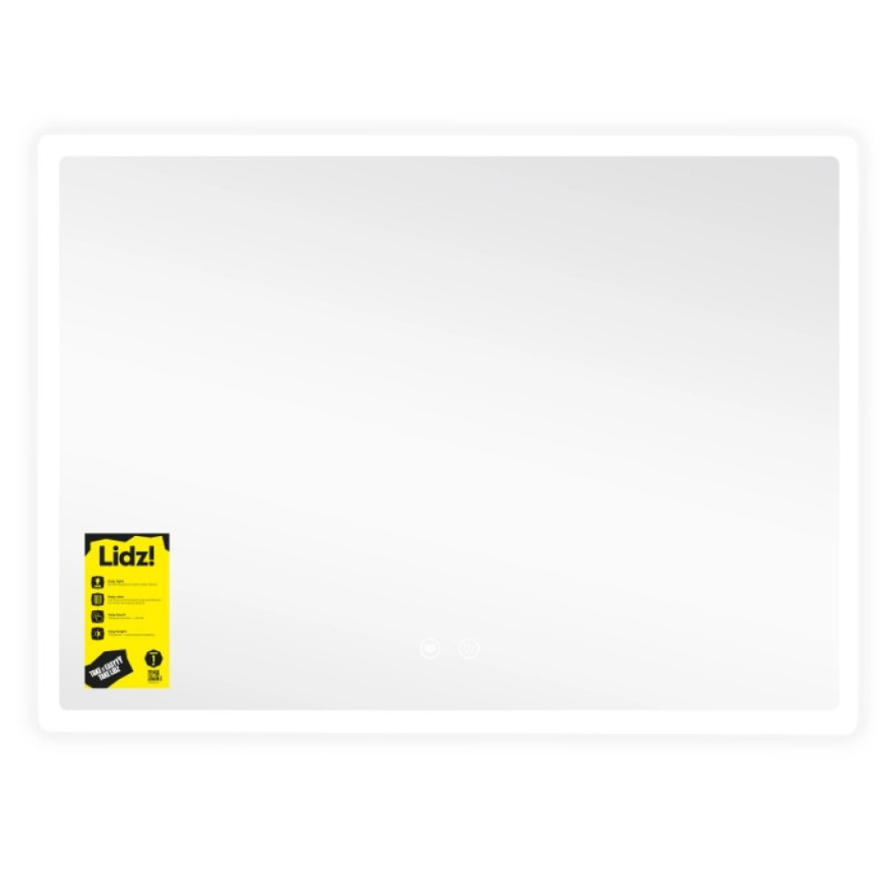 Дзеркало Lidz Orion (OR2) 800х600 мм, прямокутне, з LED-підсвічуванням Touch LDOR80060049294