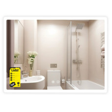 Зеркало Lidz Orion (OR2) 800х600 мм, прямоугольное, с LED-подсветкой Touch LDOR80060049294