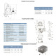 Дренажний насос Leo LKS-756P 0.75кВт Hmax 9м Qmax 200л/хв (773144)