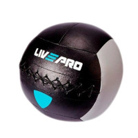 М'яч для кросфіту LivePro WALL BALL чорний, сірий Уні 12кг LP8100-12