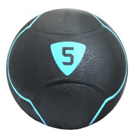 Медбол LivePro SOLID MEDICINE BALL чорний Уні 5кг LP8110-5