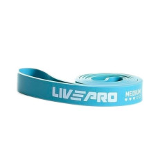 Резина для подтягивания LivePro SUPER BAND Medium голубой Уни 2080x32x4.5мм(16-39кг) LP8410-M