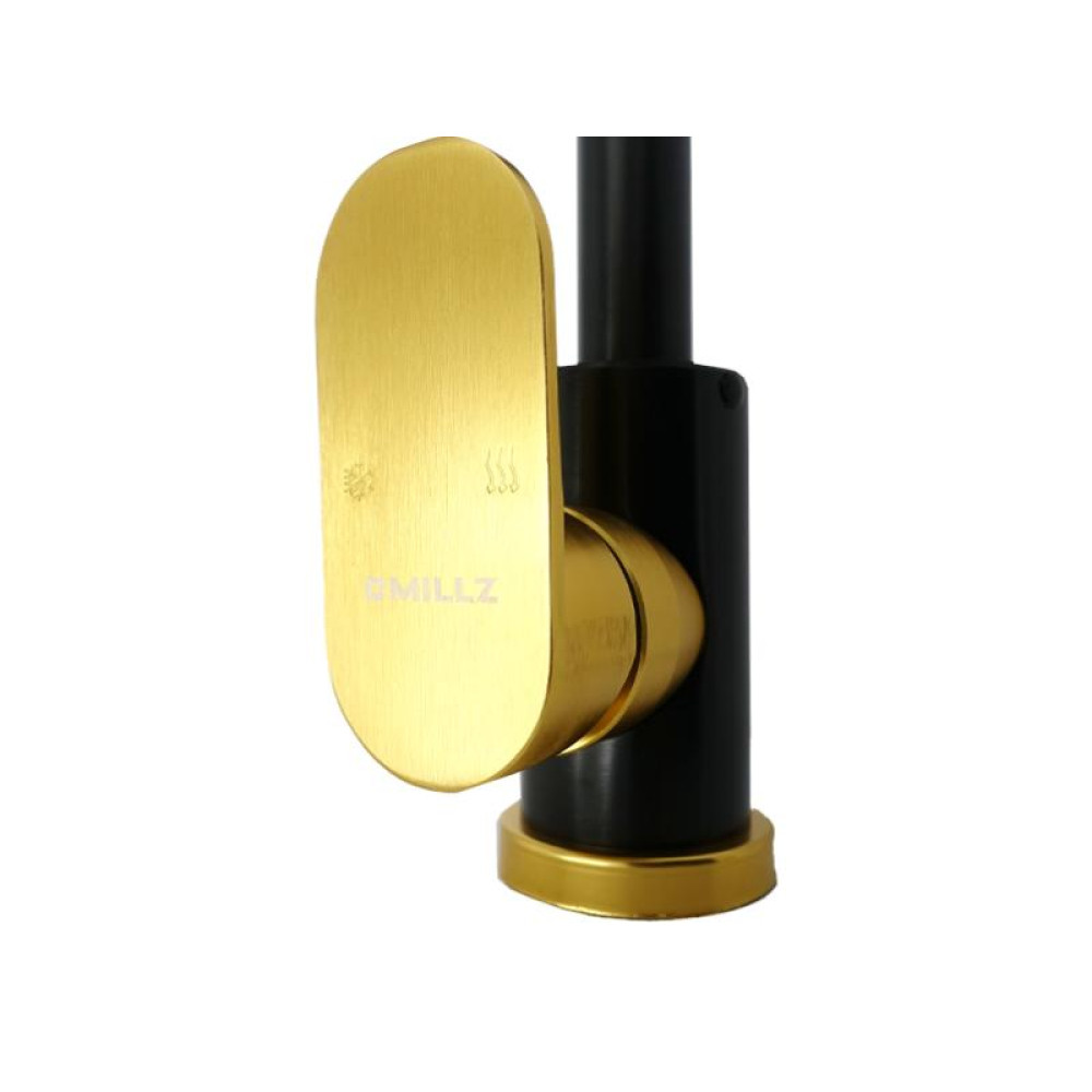 Змішувач для кухні MILLZ MRS-AL-A-22(Black&Gold) 1/12 (ТР-00026979)