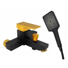 Смеситель для ванной MILLZ MRS-AL-F1(Black&Gold) 1/10 (ТР-00026988)