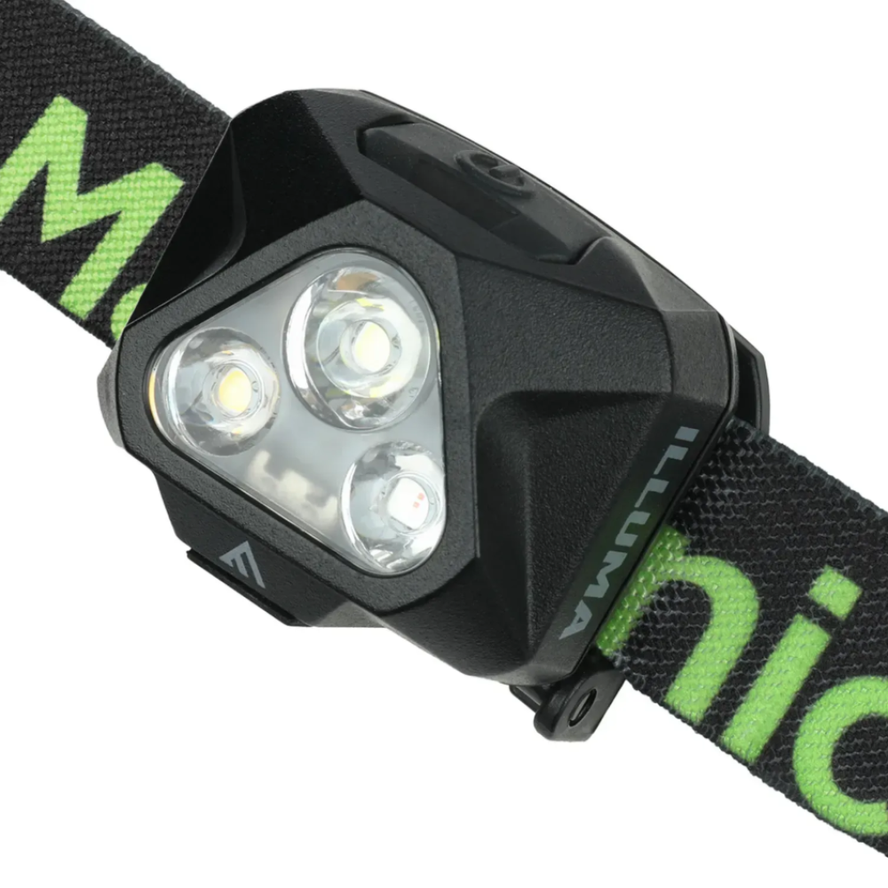 Ліхтар налобний Mactronic Illuma (430 Lm) Cool White/Neutral White/Red LED USB Recharge Type-C (AHL0081) (DAS303010)