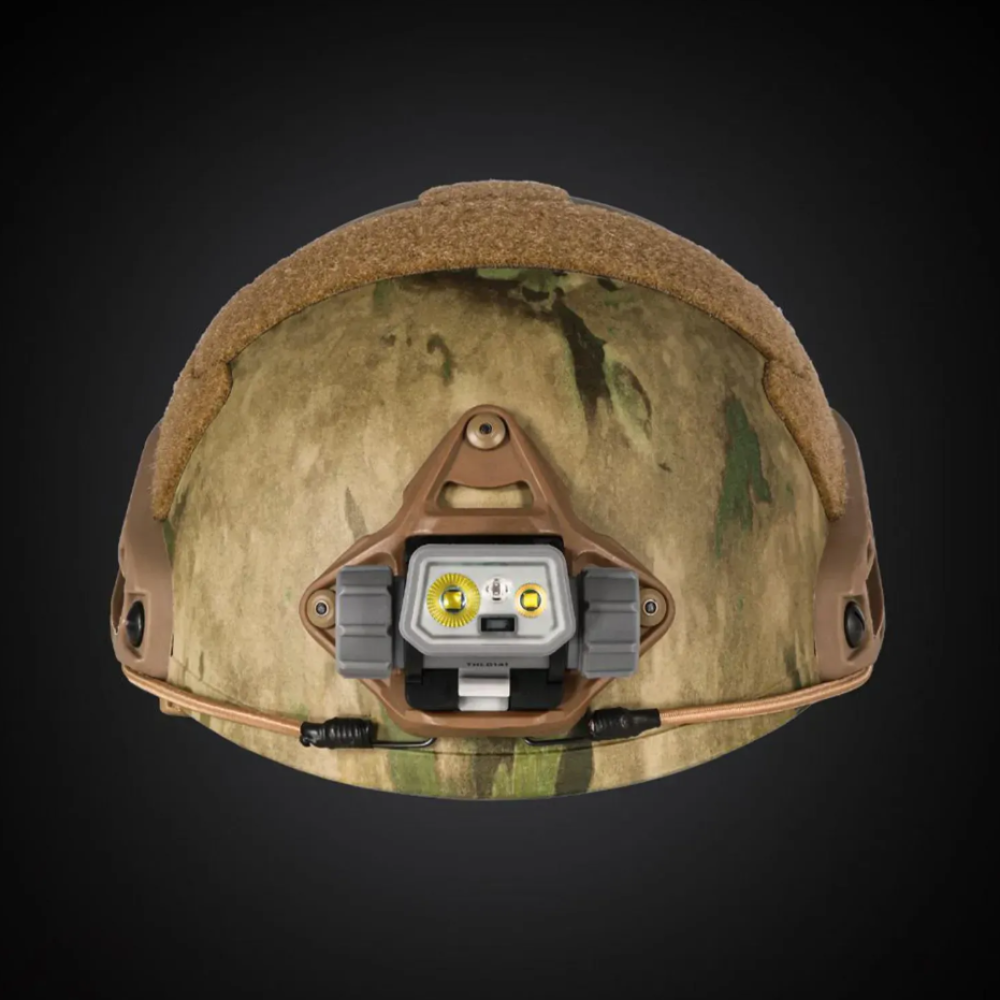 Ліхтар налобний Mactronic Prism (650 Lm) Cool White/RGB LED Recharg Type-C Helmet Kit (THL0141) (DAS303696)