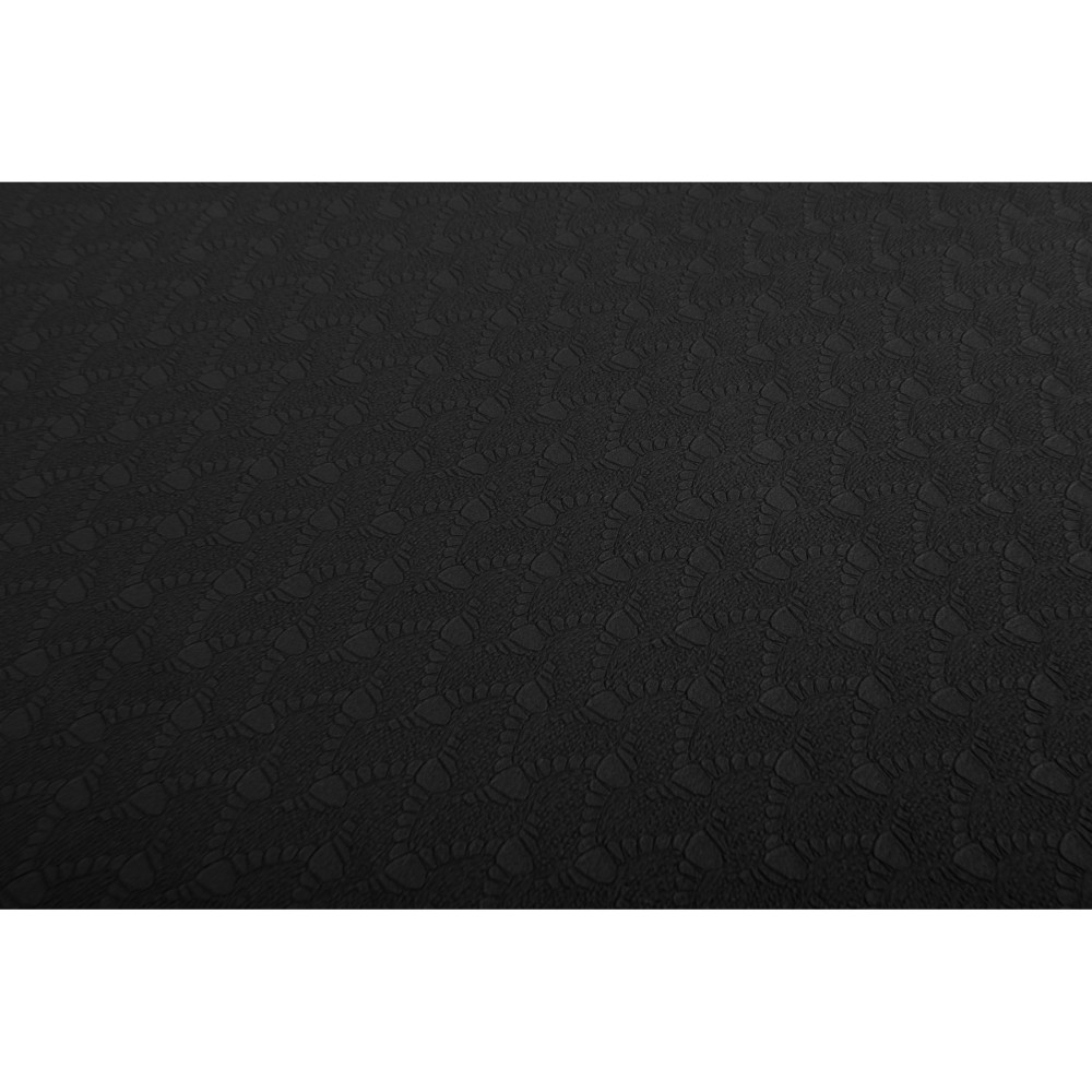 Килимок спортивний Majestic Sport TPE 6 мм для йоги та фітнесу Black/Grey (GVT5010/A)