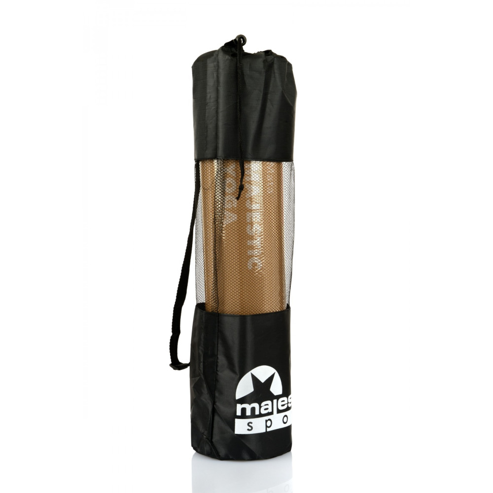 Килимок спортивний Majestic Sport TPE 6 мм для йоги та фітнесу Black/Grey (GVT5010/A)