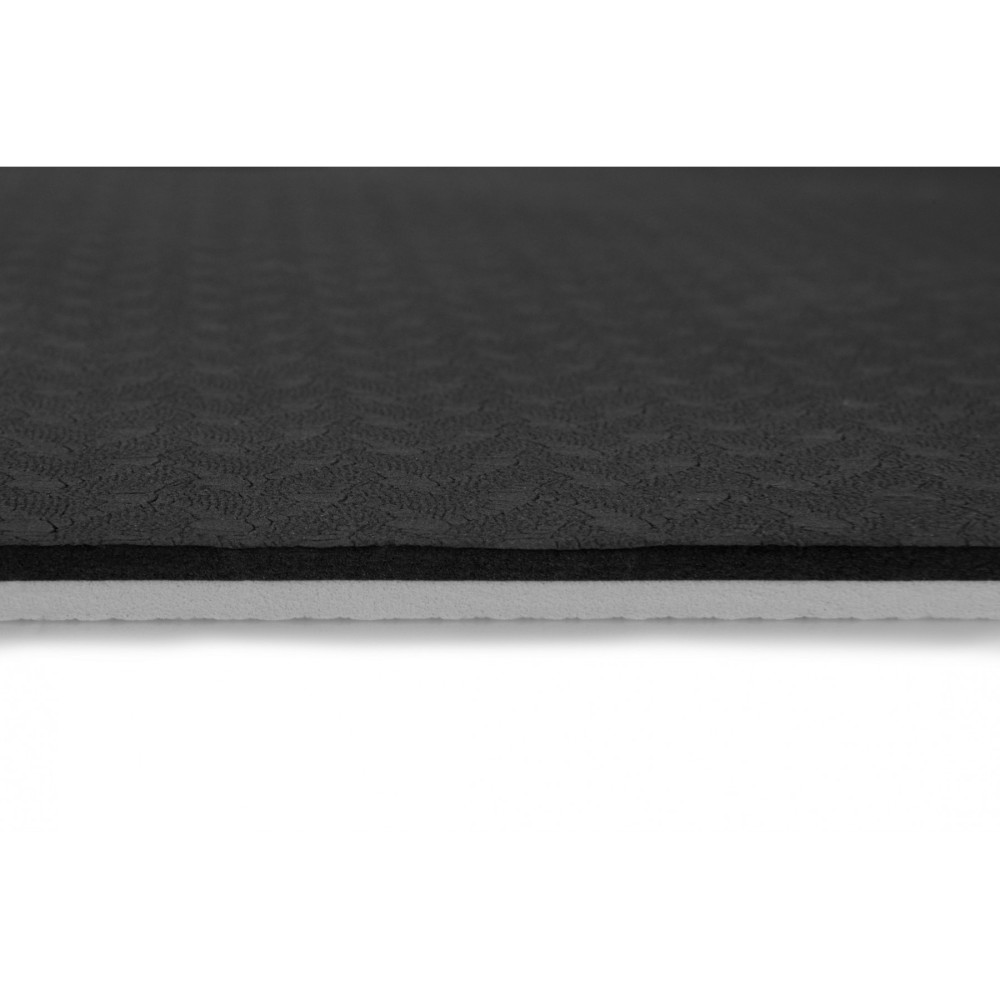 Килимок спортивний Majestic Sport TPE 6 мм для йоги та фітнесу Black/Grey (GVT5010/A)